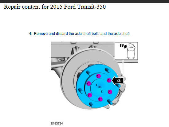 2018 ford transit wheel torque